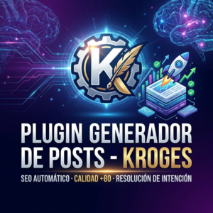 Plugin Generador de Posts Artículos - Kroges